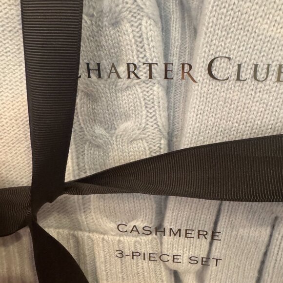 Charter Club Cashmere Hat, Gloves & Scarf Boxed Gift Set, Created for Macy's - C - Picture 3 of 5